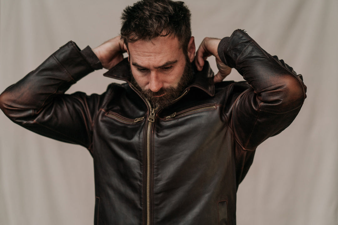 Vintage Leather Jacket for men